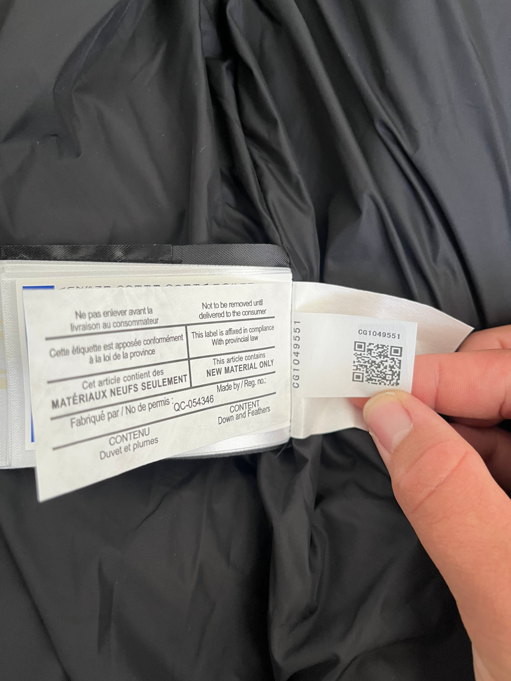 CG puffer jacket